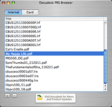 Docudesk PRS Browser screenshot